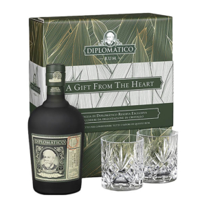 Rum Diplomático Reserva Exclusiva  0.70 cl + 2 bicchieri